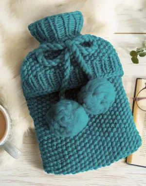Hot Water Bottle Knitting Kit, Wool Couture