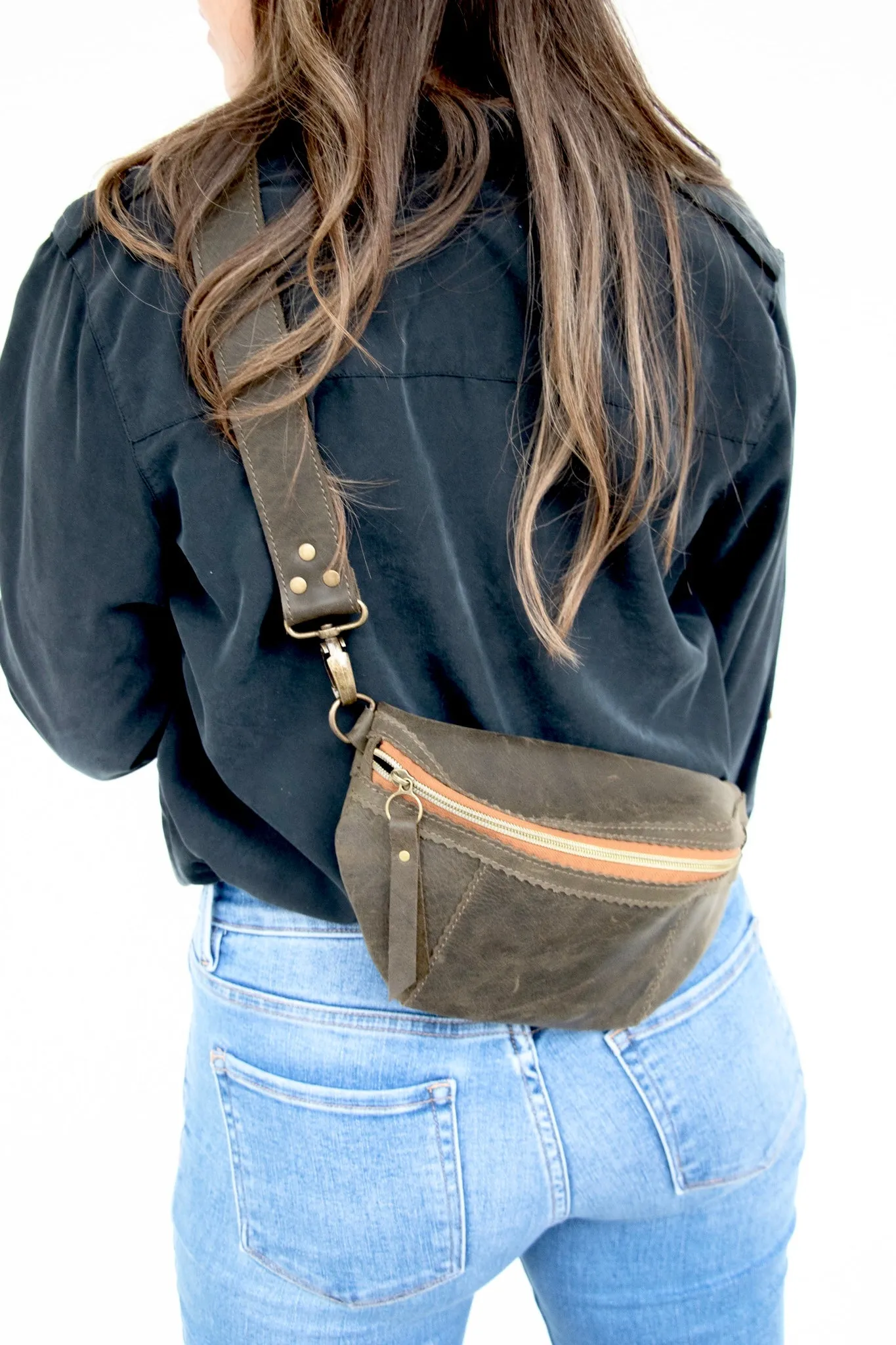 Indigo Laine Fanny Pack- Olive