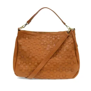 Kali Woven Slouchy Hobo Bag - L8146-64  -  Women's  COGNAC