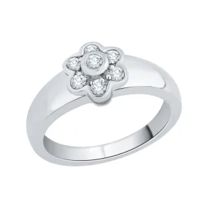 KATARINA 1/5 cttw Prong Set Cluster Diamond Ring