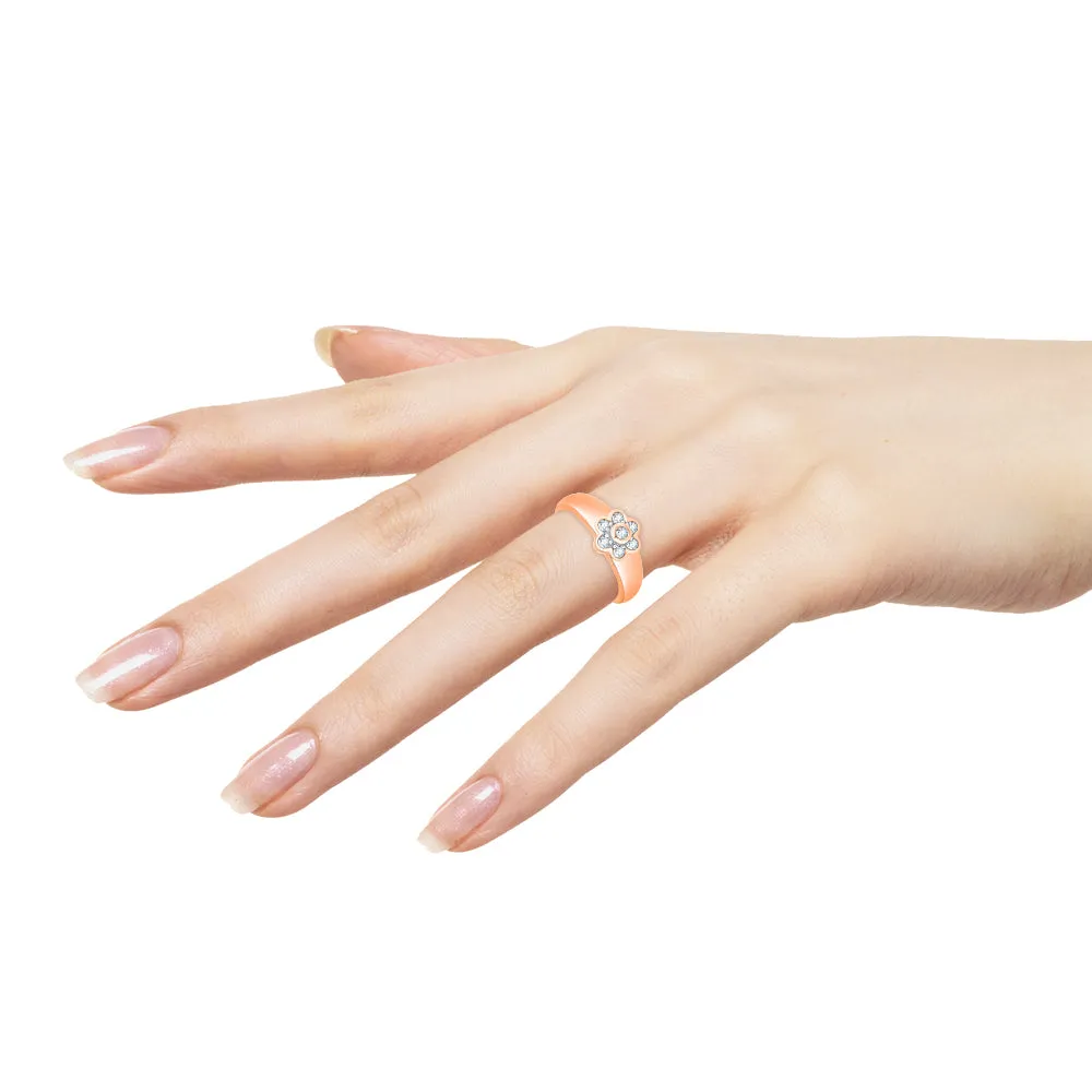 KATARINA 1/5 cttw Prong Set Cluster Diamond Ring