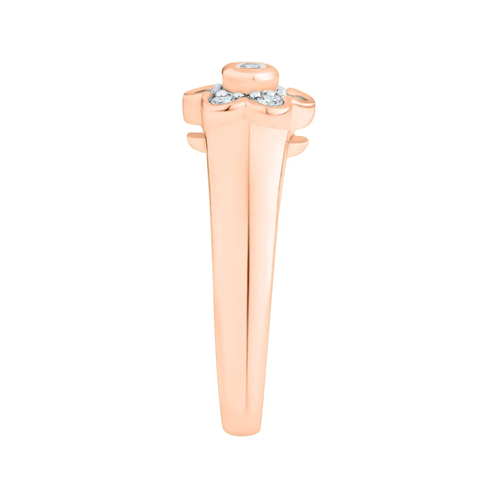 KATARINA 1/5 cttw Prong Set Cluster Diamond Ring