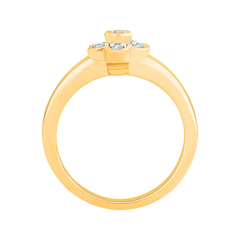 KATARINA 1/5 cttw Prong Set Cluster Diamond Ring