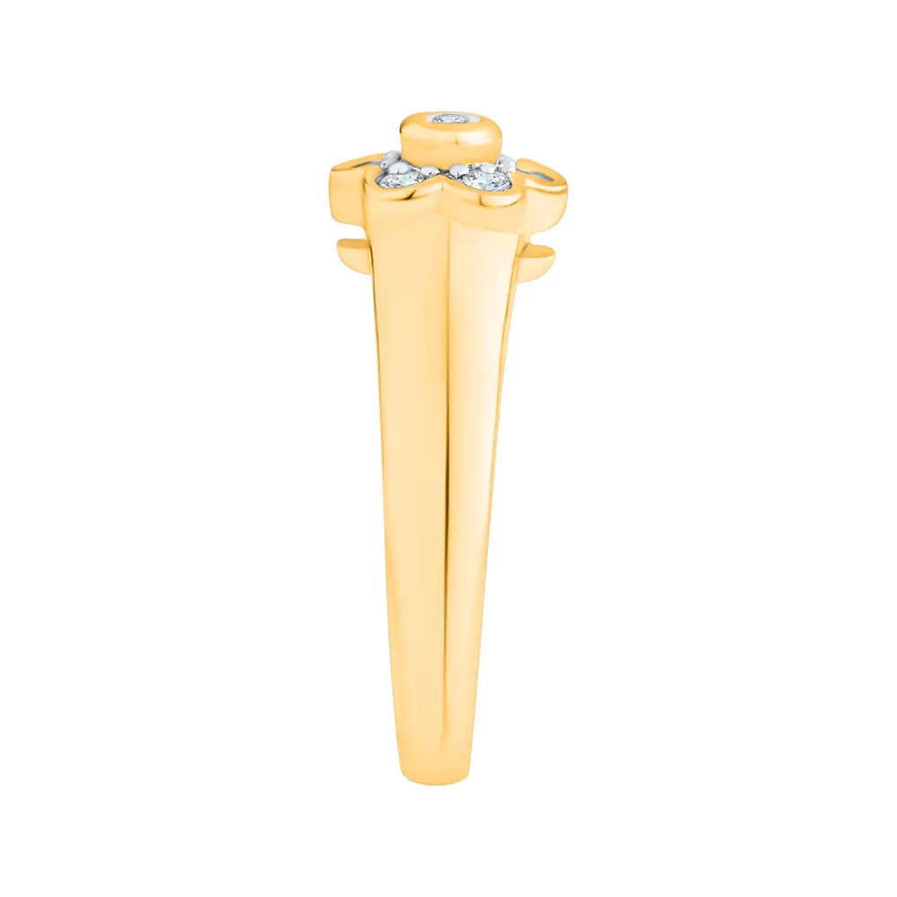 KATARINA 1/5 cttw Prong Set Cluster Diamond Ring