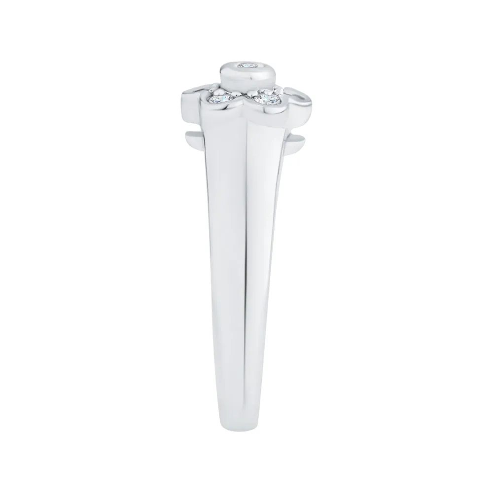 KATARINA 1/5 cttw Prong Set Cluster Diamond Ring