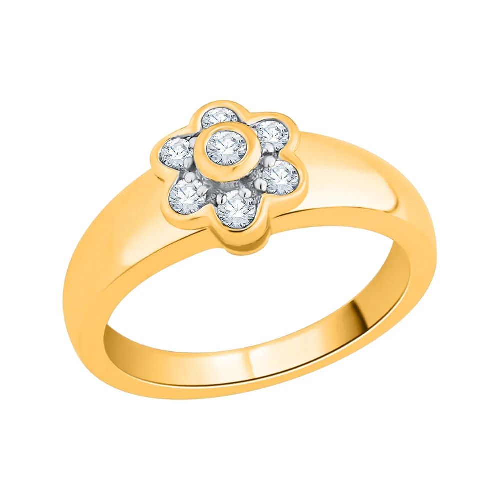 KATARINA 1/5 cttw Prong Set Cluster Diamond Ring