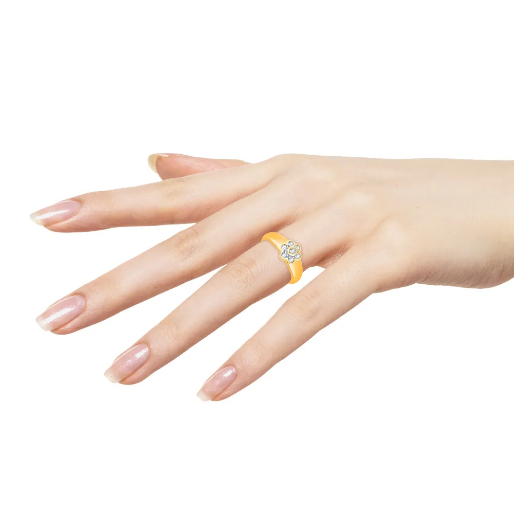KATARINA 1/5 cttw Prong Set Cluster Diamond Ring