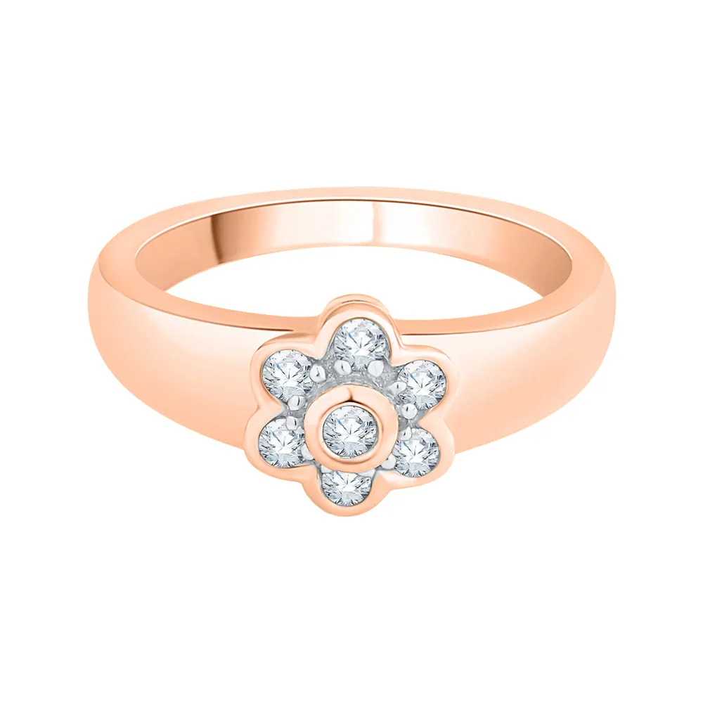 KATARINA 1/5 cttw Prong Set Cluster Diamond Ring