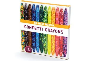 Kid Made Modern - Confetti Crayons