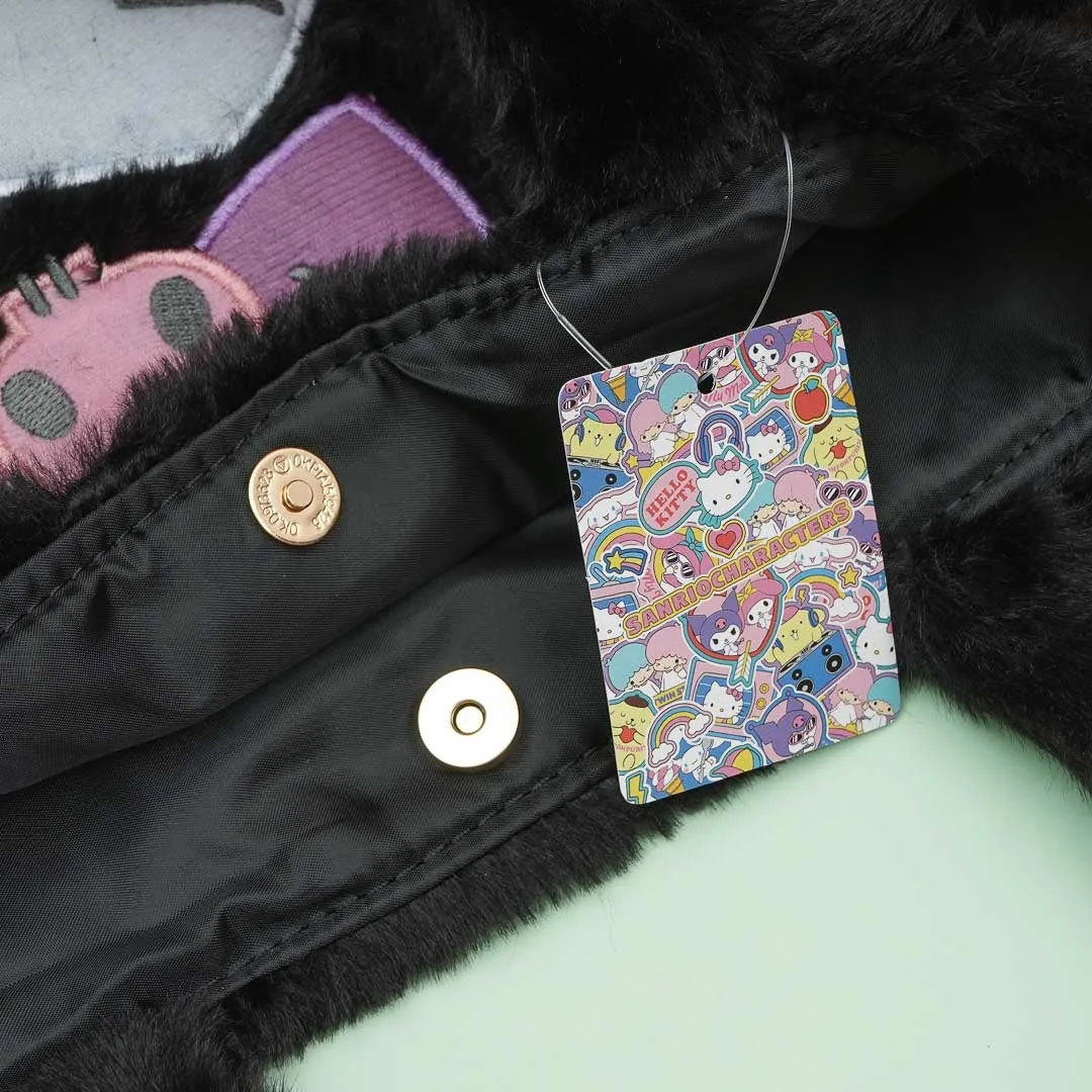 Kuromi Fur Handbag