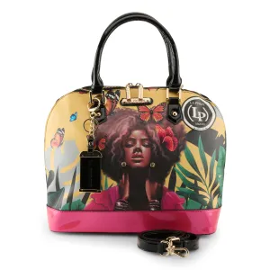 LA PHILIPE LP1027-12 BUTTERFLY FLY HANDBAG-OVAL