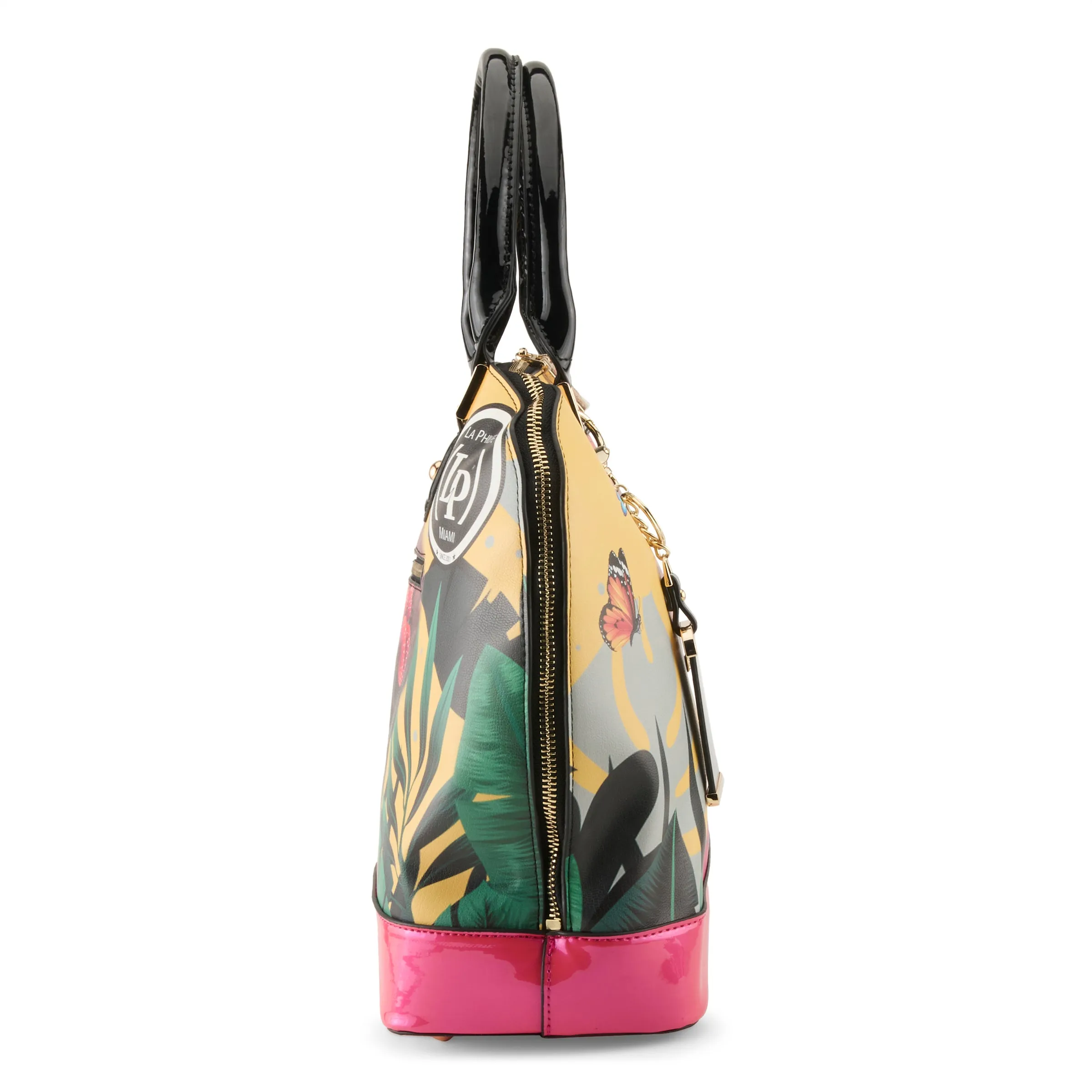 LA PHILIPE LP1027-12 BUTTERFLY FLY HANDBAG-OVAL