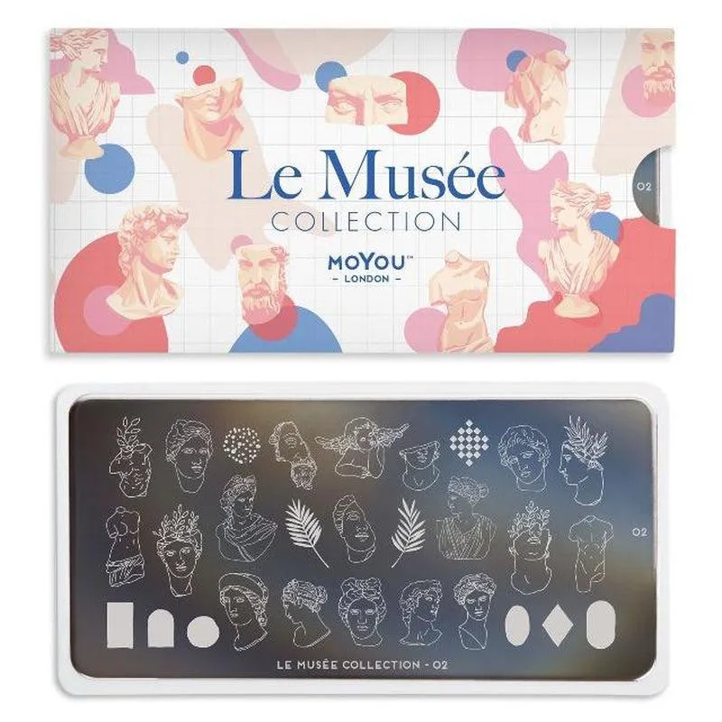 Le Musée 02 ✦ Nail Stamping Plate
