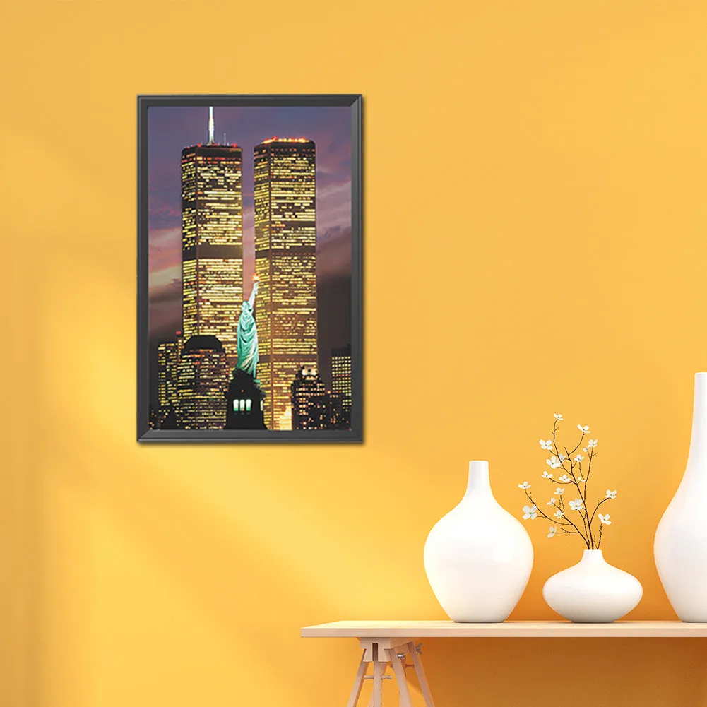 Liberty Statue - Full Round Drill Diamond Painting 30*45CM