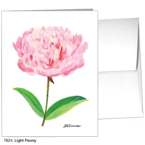 Light Peony, Greeting Card (7824)