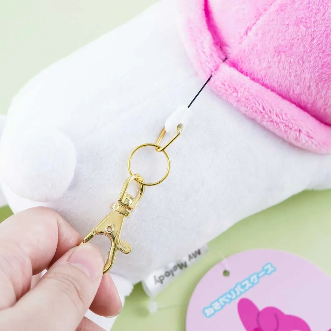 Lying My Melody Plushie Pass Case & Bag Charm