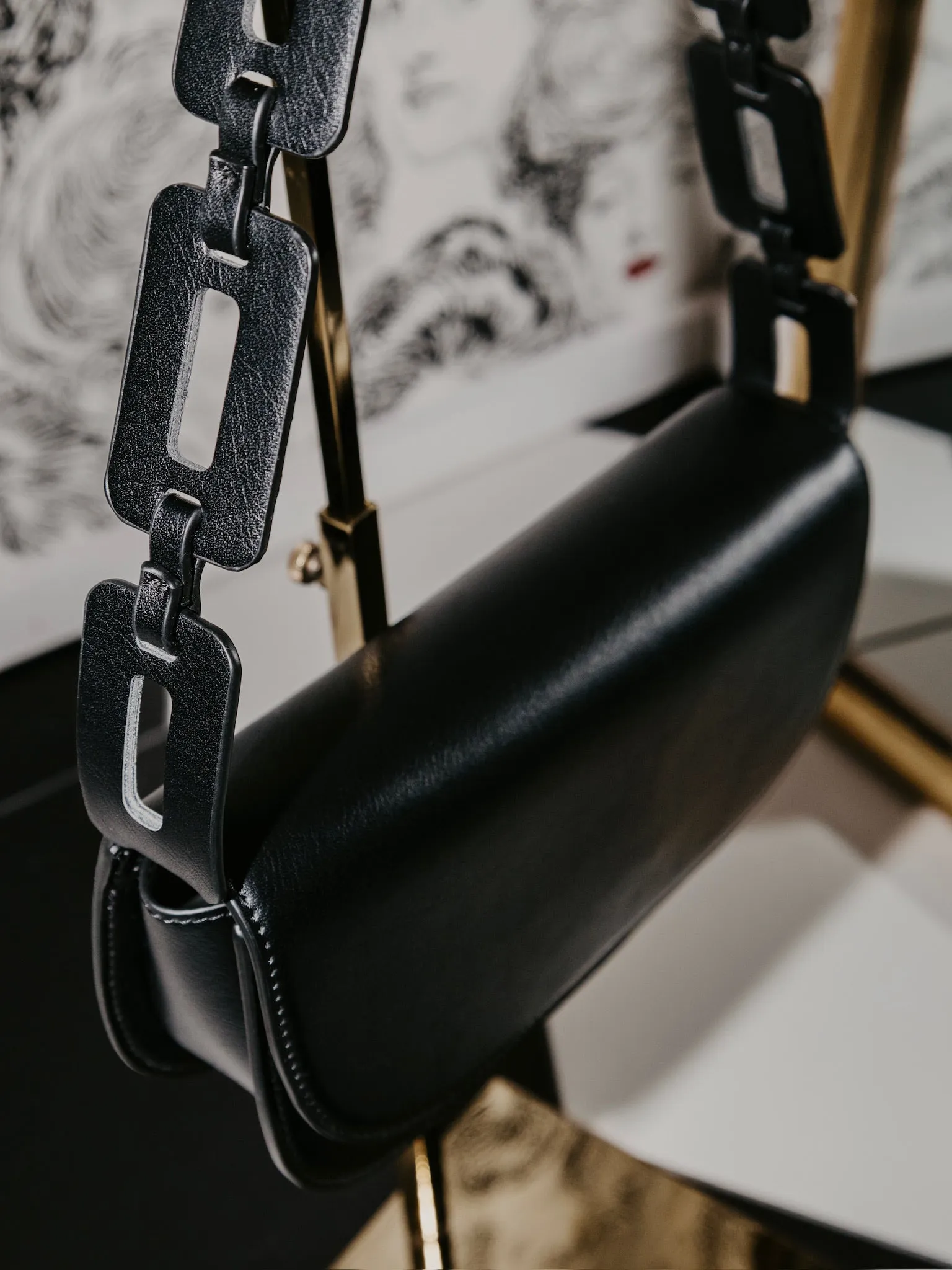 Melie Bianco Inez Shoulder Bag - Black