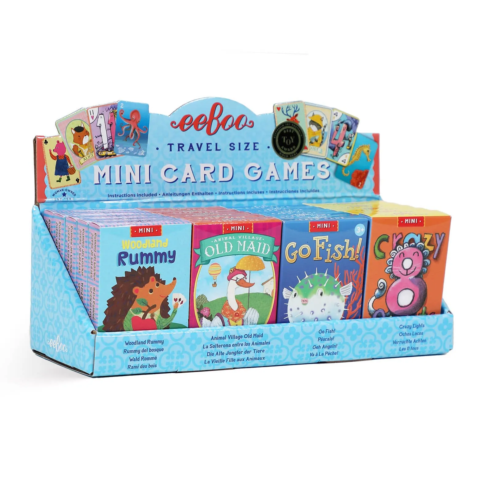 Miniature Playing Cards - Woodland Rummy