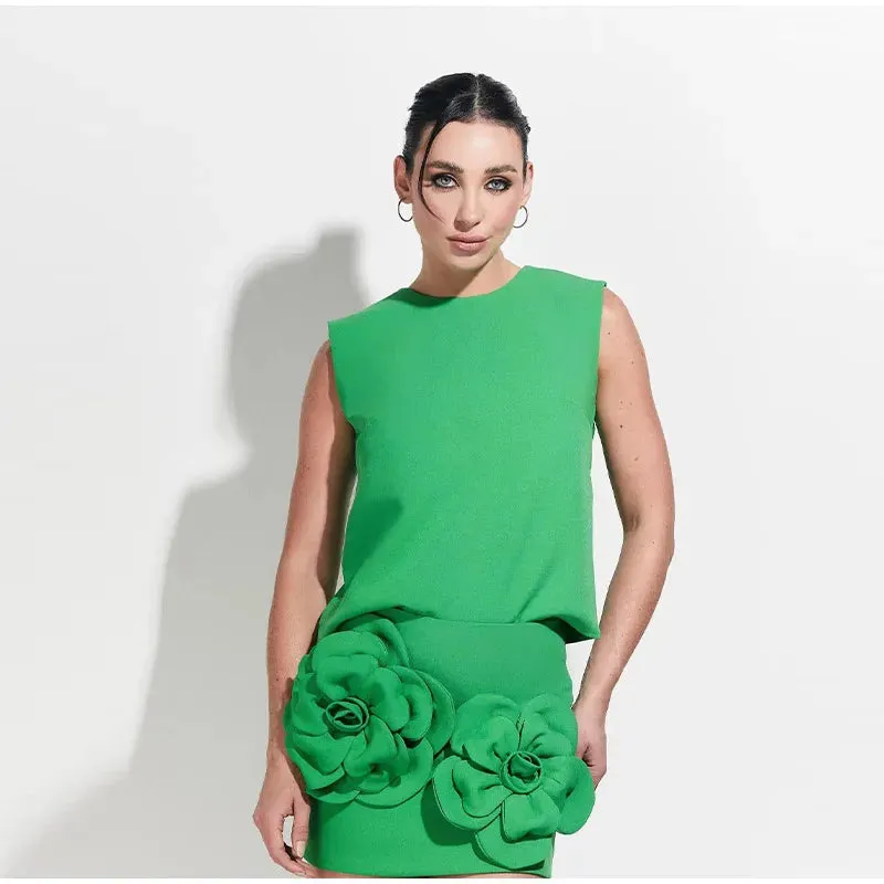 Mireza - Elegant flower detail two piece set