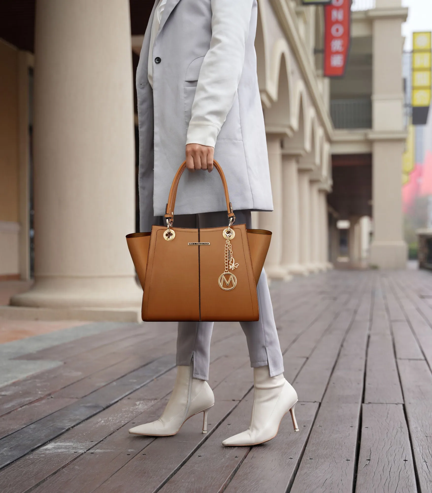 MKF Collection Ivy Vegan Leather Women Tote Bag with wallet by Mia k