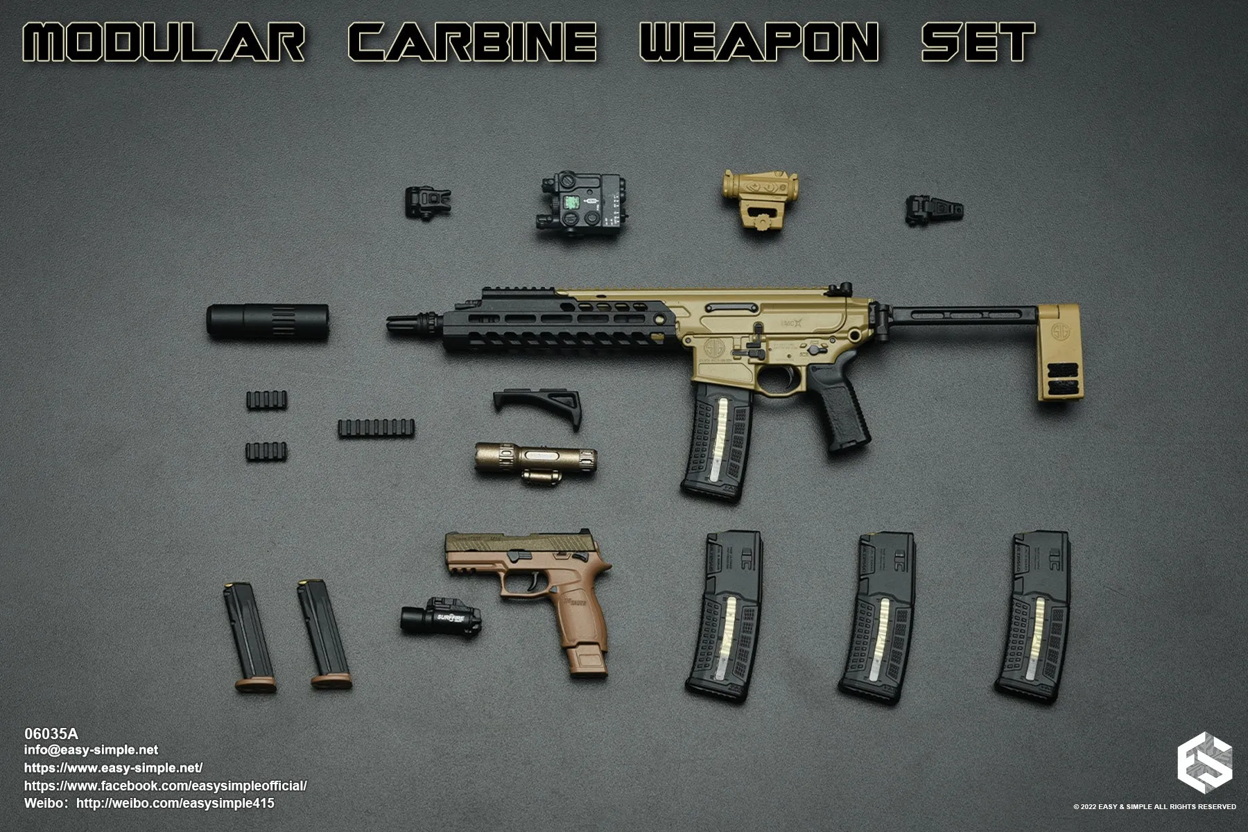 Modular Weapon Set Ver. A - Chest Rig w/Fanny Pack