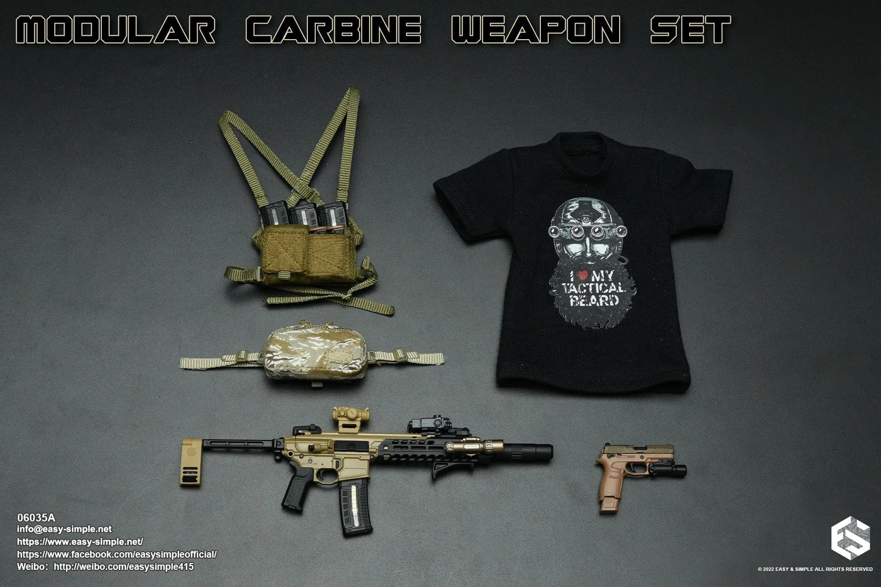 Modular Weapon Set Ver. A - Chest Rig w/Fanny Pack