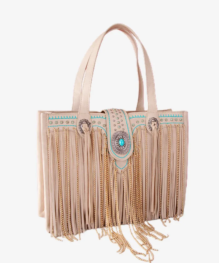 Montana West Concho Fringe Concealed Carry Tote