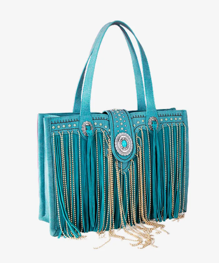 Montana West Concho Fringe Concealed Carry Tote