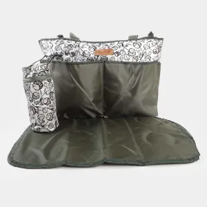 Mother Travel Baby Diaper Bag Large - Olive Green