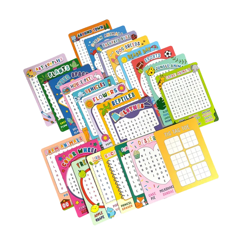 Ooly Word Search Activity Cards