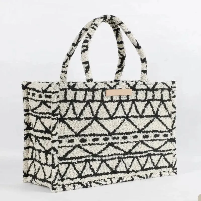 Polyester Cotton Printed Handbag | 14 X 5 X 11 inch | Multiple Design