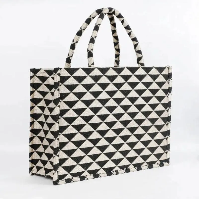 Polyester Cotton Printed Handbag | 14 X 5 X 11 inch | Multiple Design