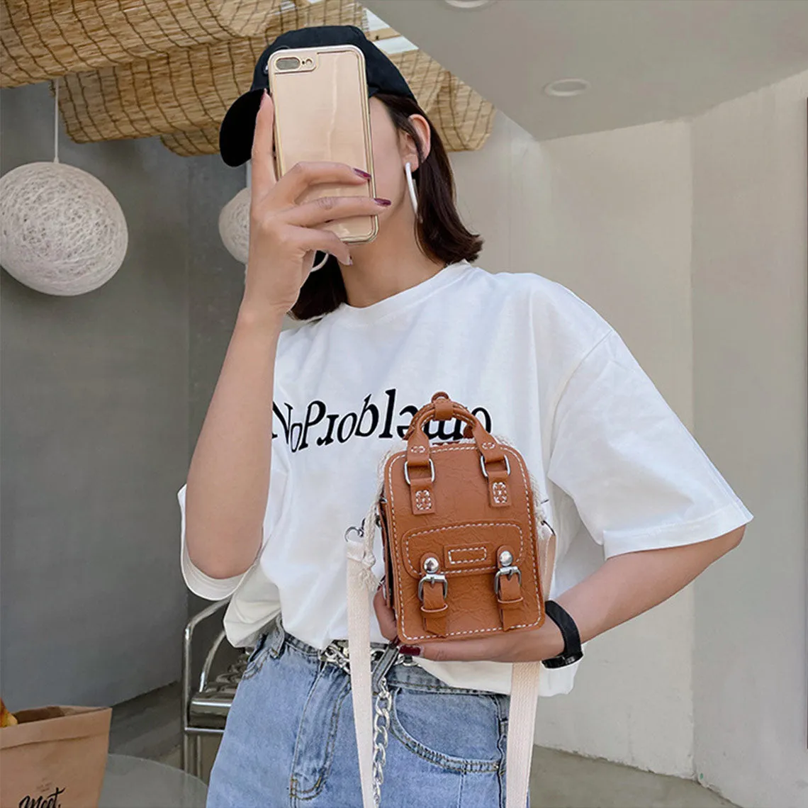 POPSEWING® Vegan Leather Mini Crossbody Messenger Bag DIY Kit