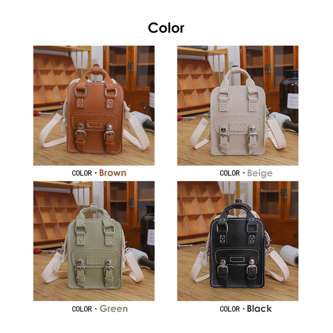 POPSEWING® Vegan Leather Mini Crossbody Messenger Bag DIY Kit