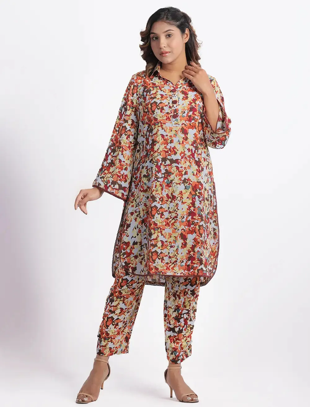 Printed Kurta Set