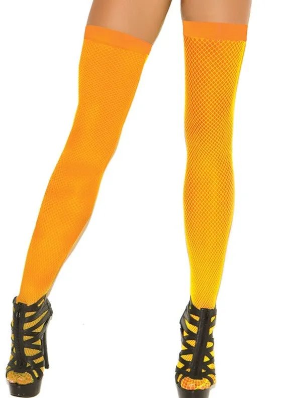 Queen Basic Fishnet Thigh High