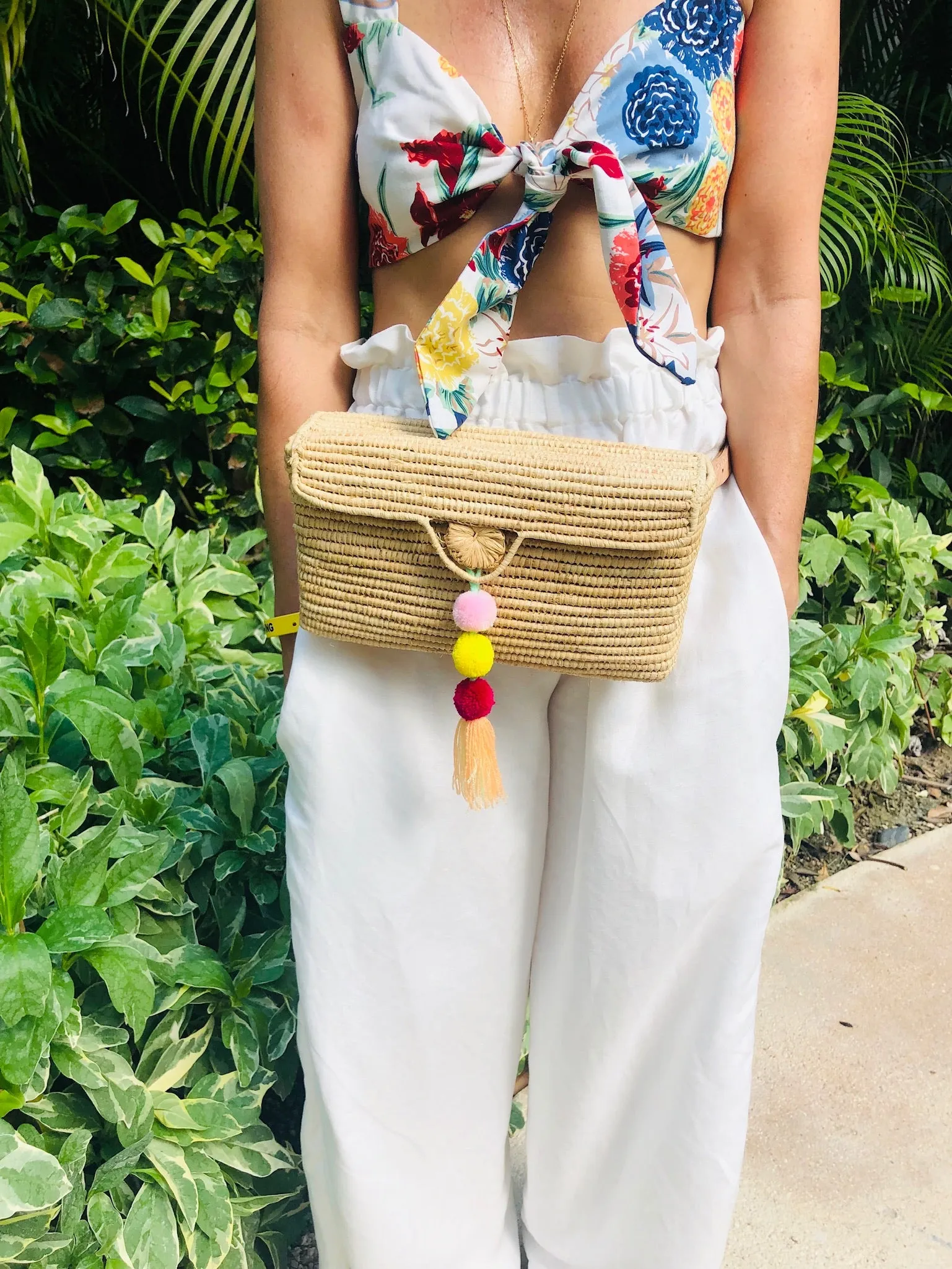 Raffia Fanny Pack