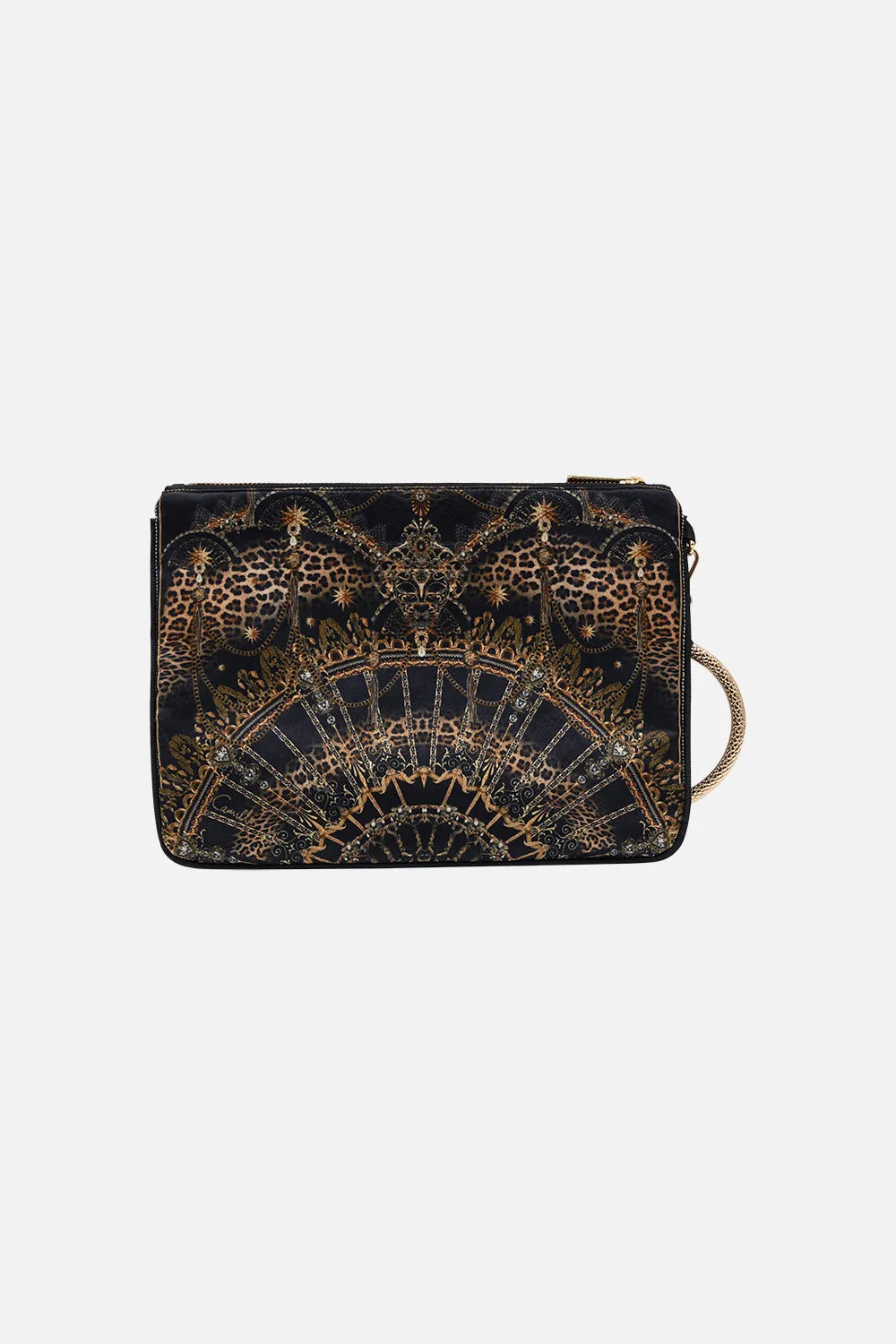 RING SCARF CLUTCH MASKED AT MOONLIGHT