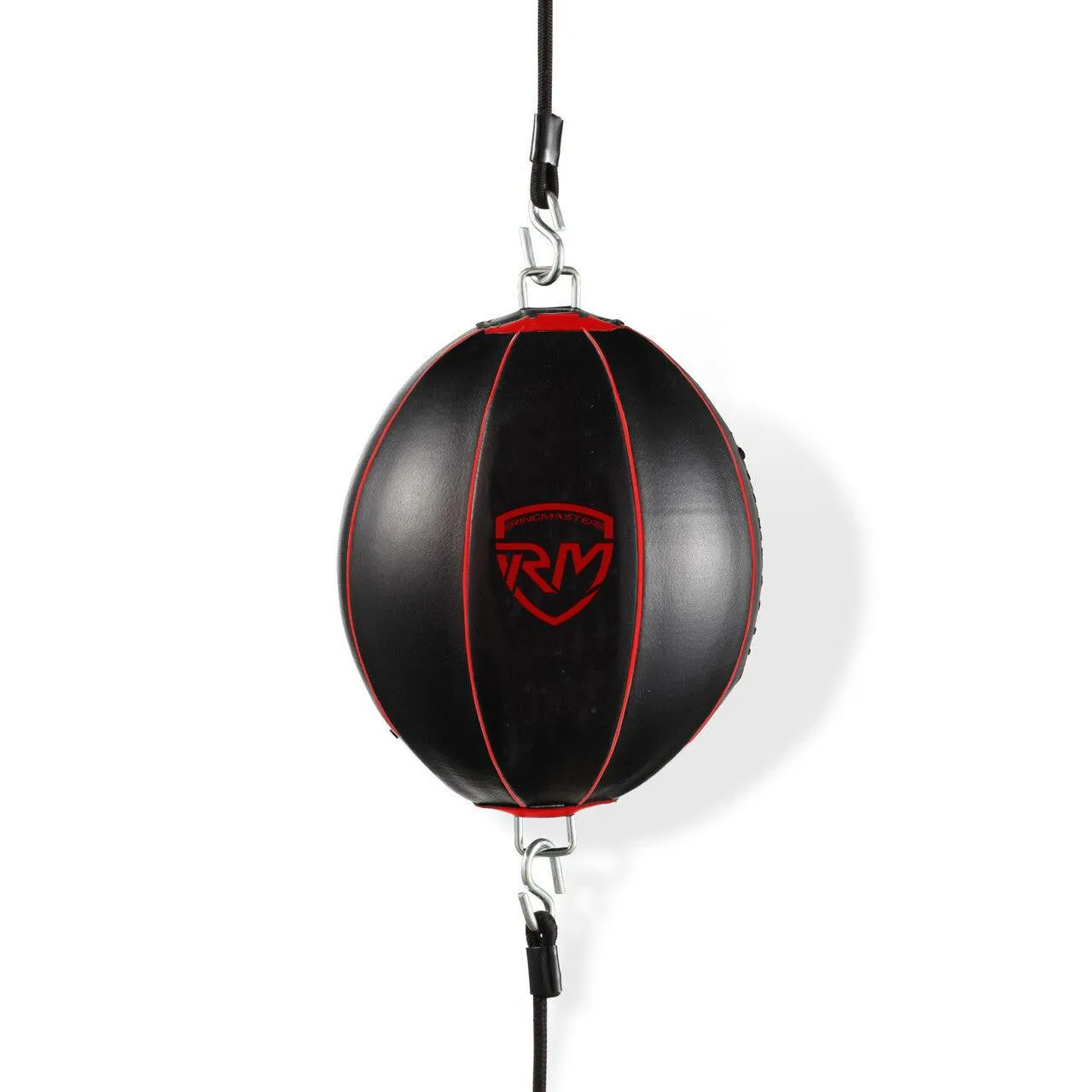 RingMaster Sports Double End Round Speed Ball BoxR Series Synthetic Leather Red/Black