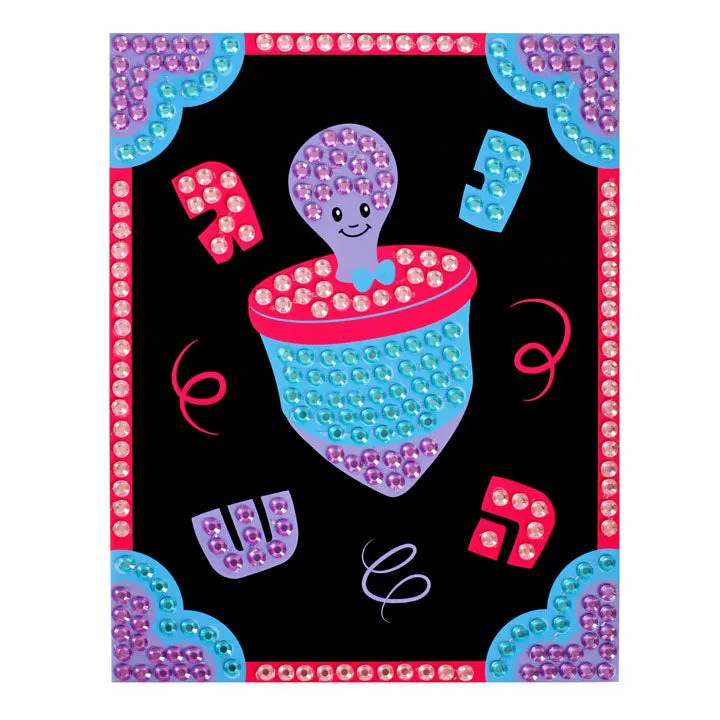 Rite Lite, Ltd - Chanukah Stick-A-Stud Gem Art Dreidel