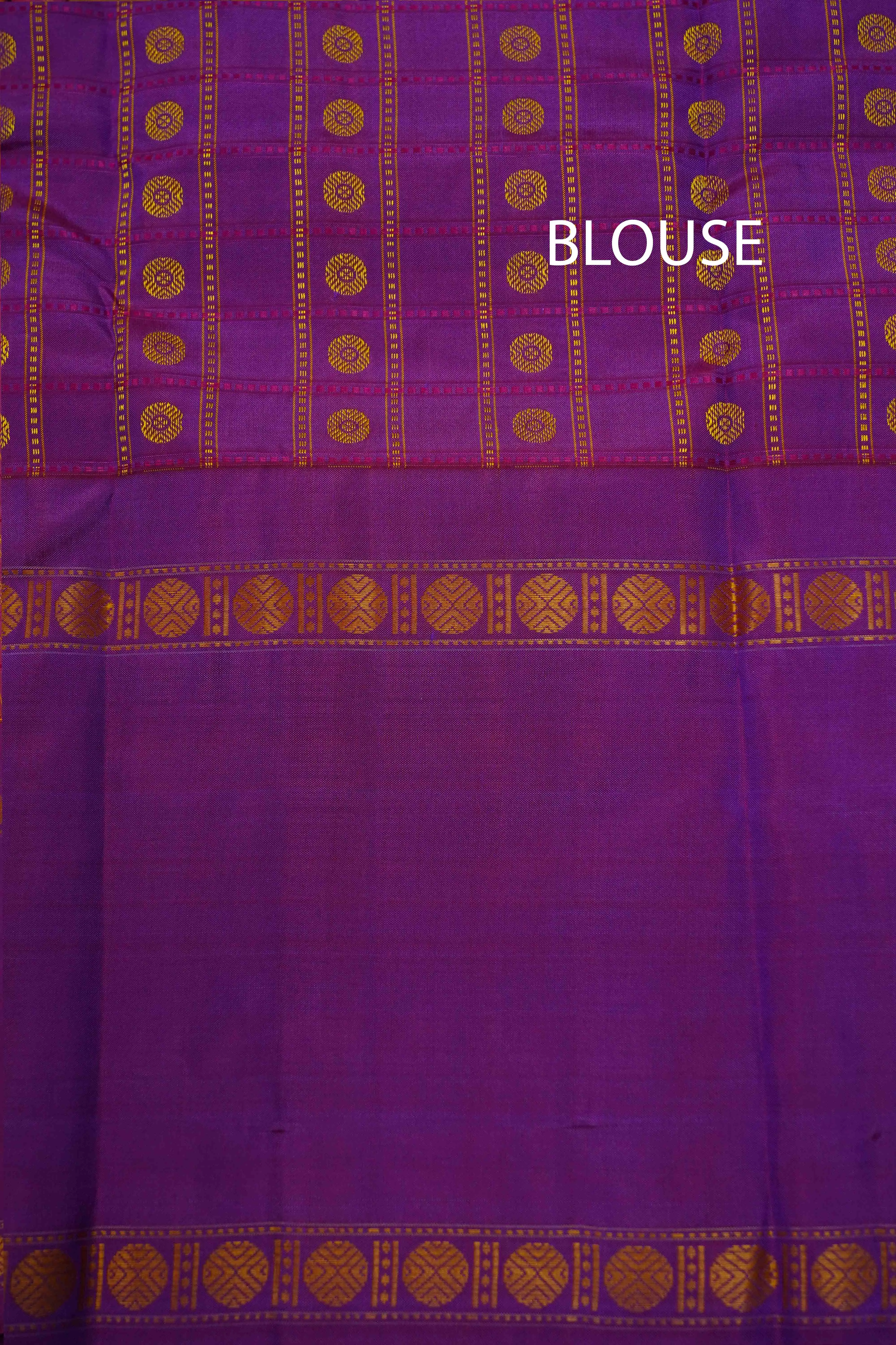 ROSE VALE WITH DARK RASBERRY PURE KANCHIVARAM SILK SAREE