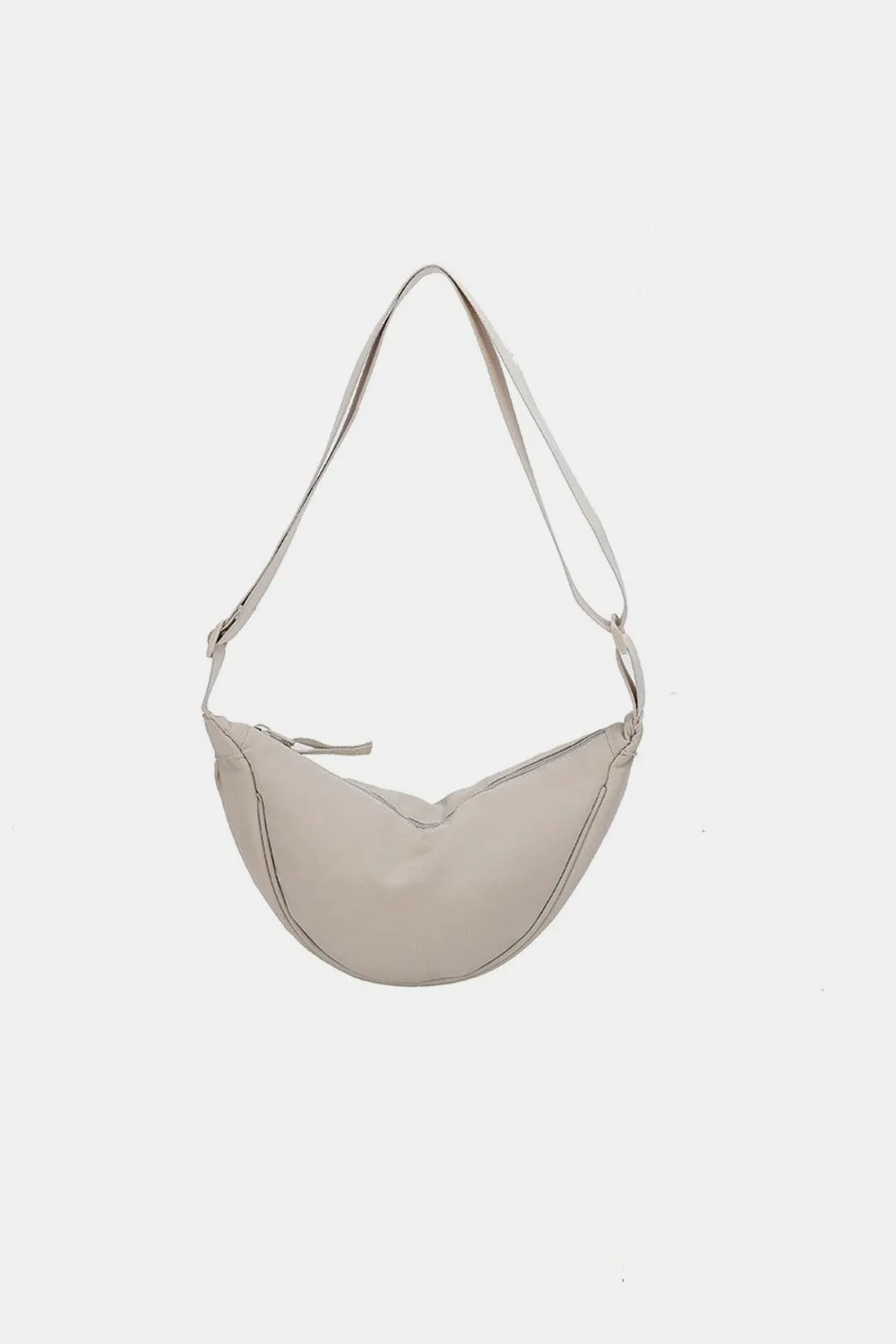 Round Mini Crescent Crossbody Shoulder Bag