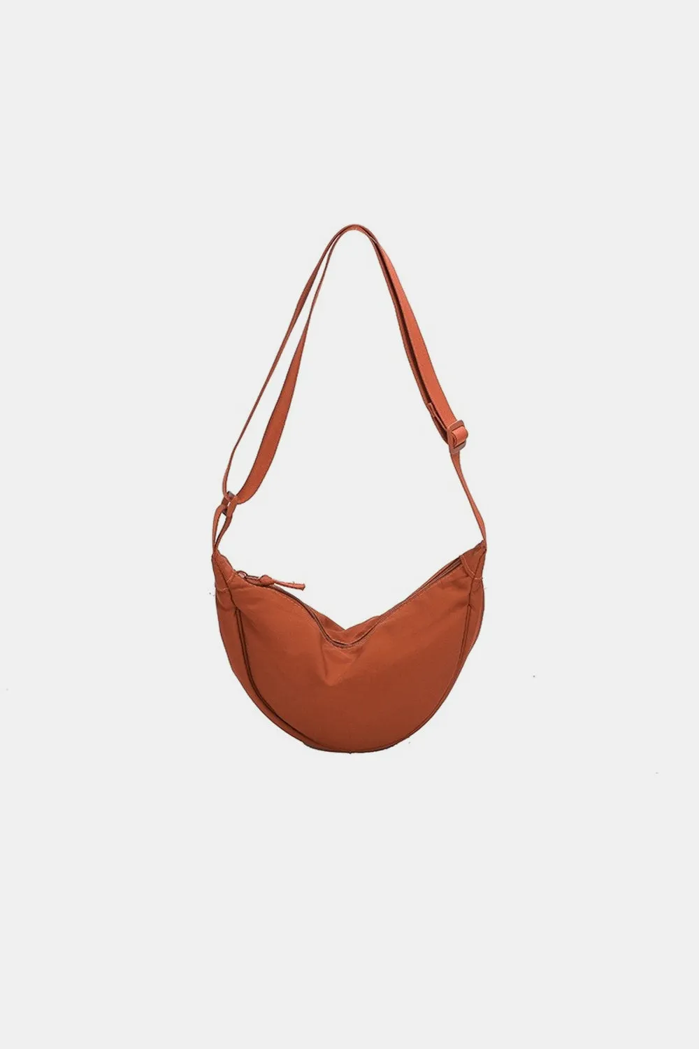 Round Mini Crescent Crossbody Shoulder Bag
