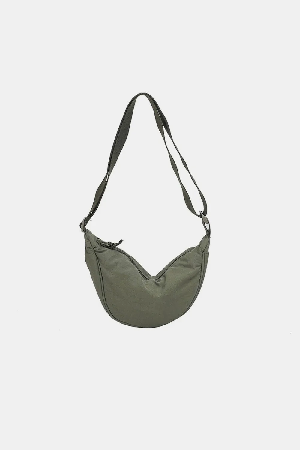 Round Mini Crescent Crossbody Shoulder Bag