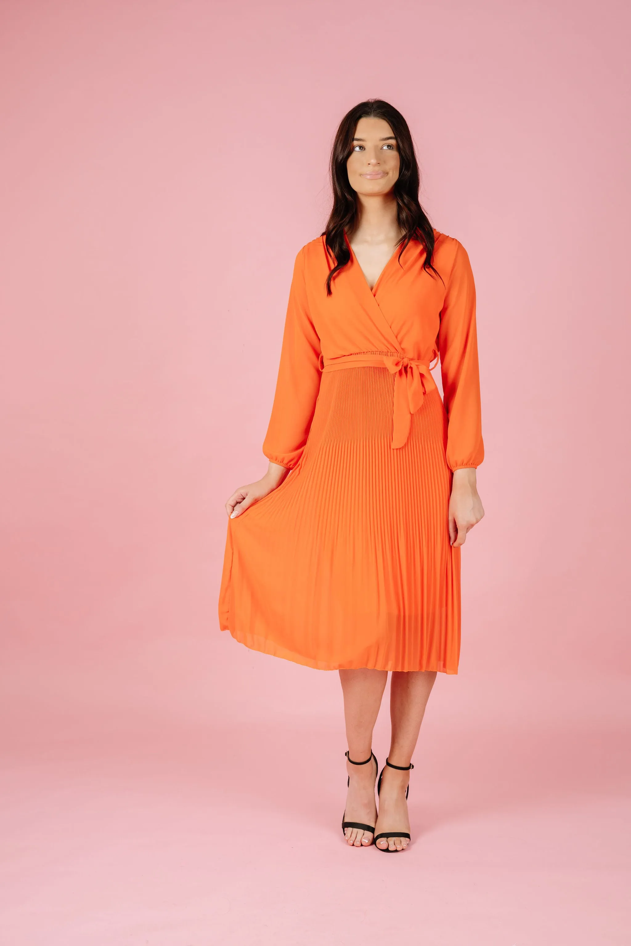 Shanghai Orange Green Dress