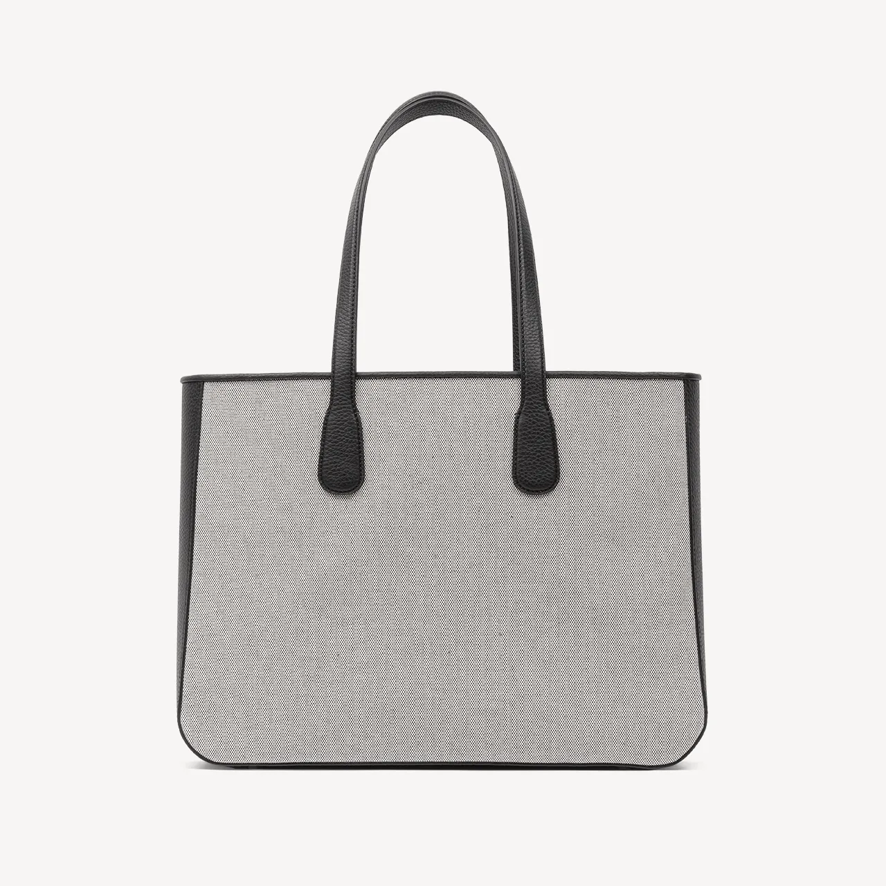 Shopper - Black Pebble & Black Canvas