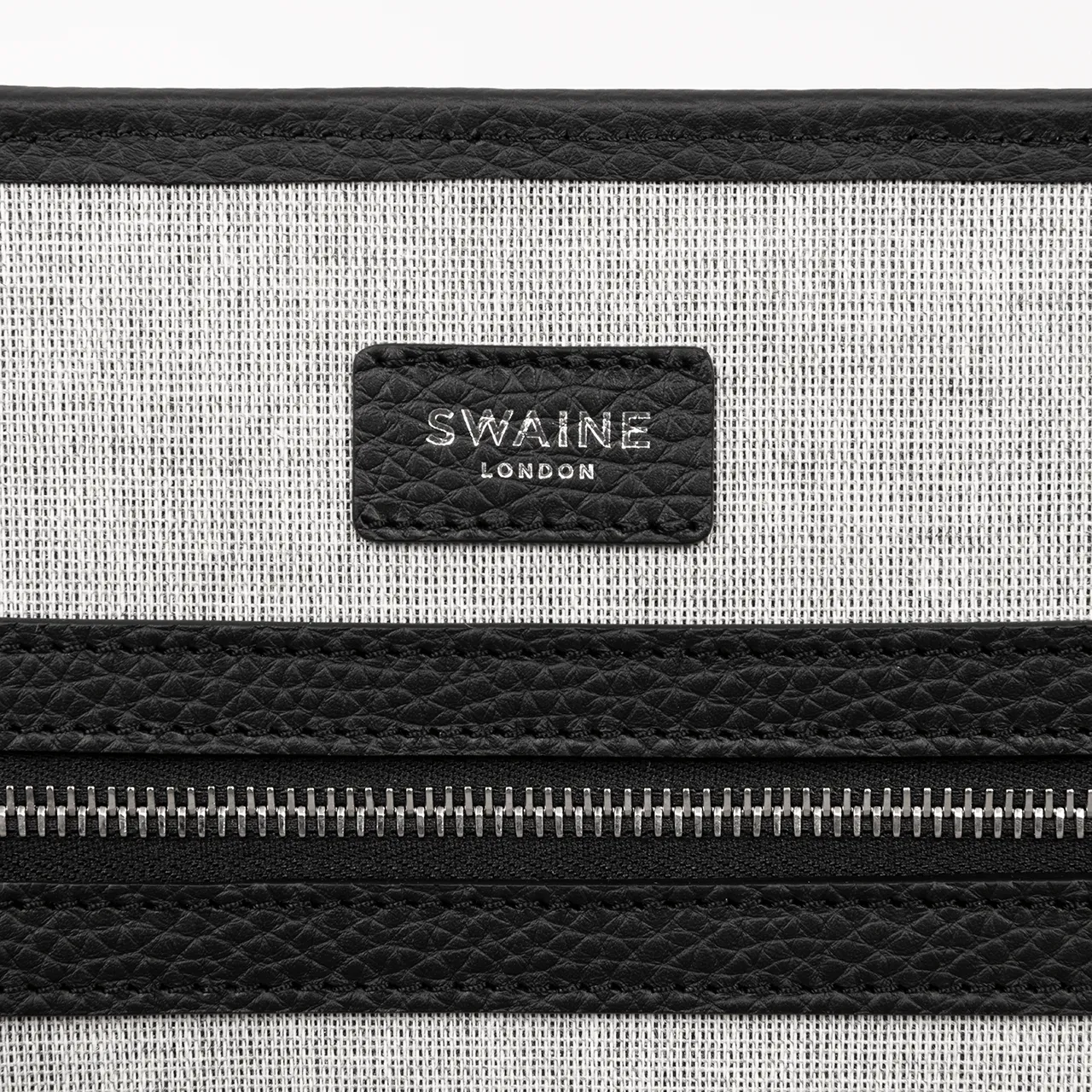 Shopper - Black Pebble & Black Canvas