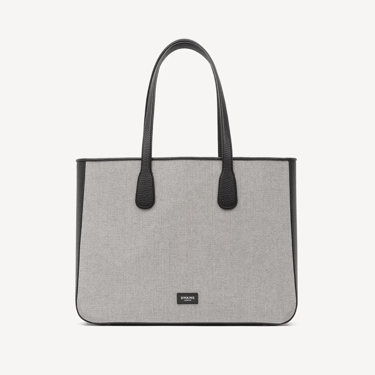 Shopper - Black Pebble & Black Canvas