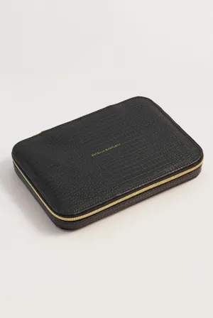 Slim Black Jewelry Box