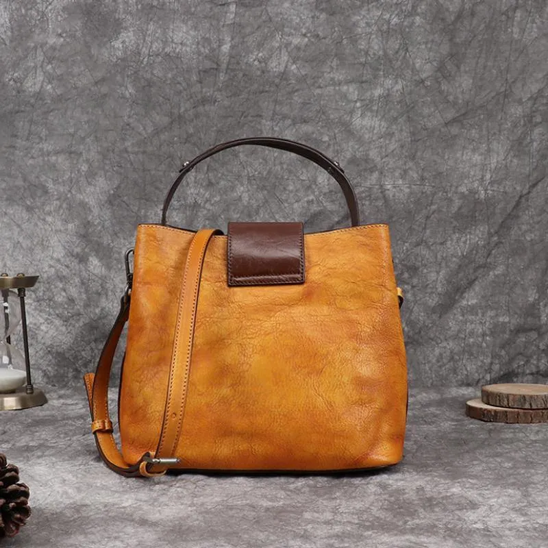 Small Luxy Retro Leather Handbag Crossbody Bag
